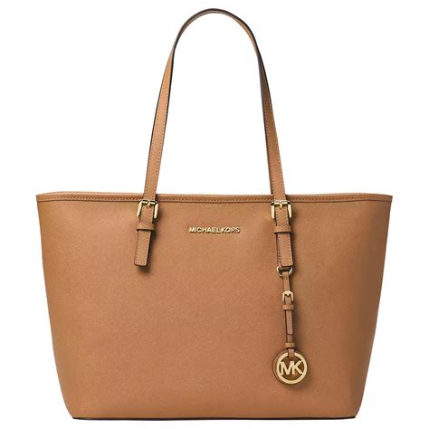 michael kors jet set travel leather tote bag luggage